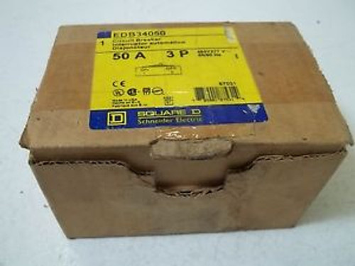 SQUARE D EDB34050 CIRCUIT BREAKER NEW  IN A BOX