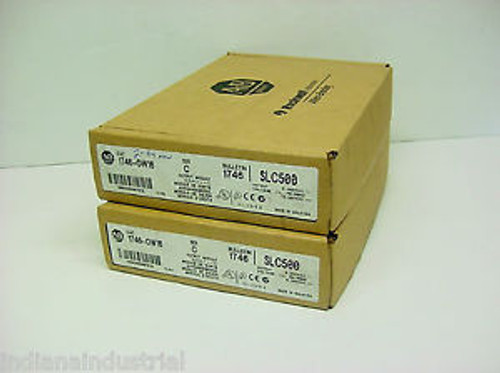 New Allen Bradley 1746-OW16 Ser C Output Module SLC500 16-Point 1746-0W16