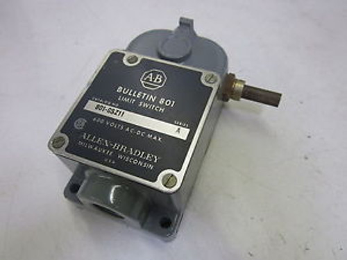 ALLEN BRADLEY 801-GSZ11 SER.A NEW OUT OF A BOX