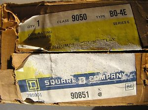 Square D Class 9050 B0-4E Series E Pneumatic Timing Relay - New in Box
