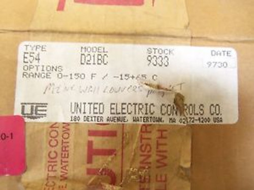 UNITED ELECTRIC CONTROLS, CO. E54-D21BC NEW IN BOX