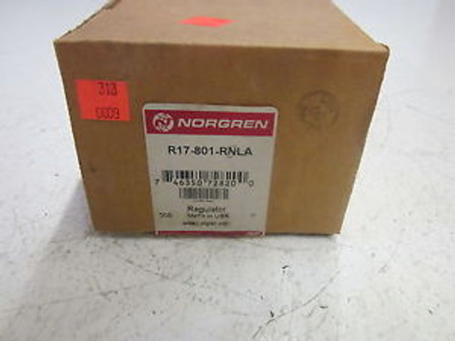 NORGREN R17-801-RNLA REGULATOR 1 W/ GAUGE NEW IN A BOX