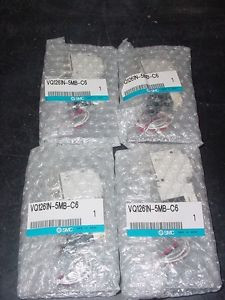 4 NEW SMC VQ1261N-5MB-C6 VALVES , LATCHING BODY PT