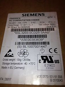 Siemens Sinamics AC Commutation Choke 6SL3203-0CD25-3AA0