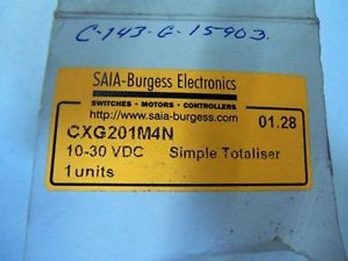 SAIA-BURGESS ELECTRONICS SIMPLE TOTALLISER CXG201M4N NEW IN BOX