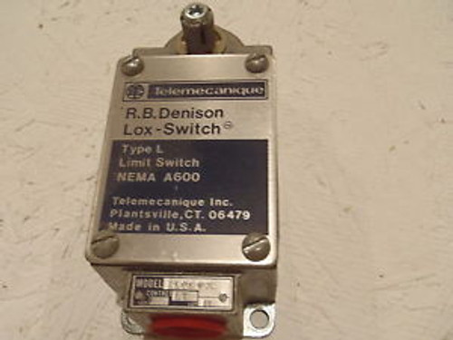 TELEMECANIQUE R.B. DENISON L525WDL  LOX /  LIMIT SWITCH NEMA A600 TYPE L