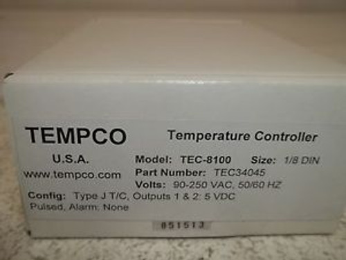 TEMPCO TEC34045 TEMPERATURE CONTROLLER 90-250 VAC NEW IN A BOX