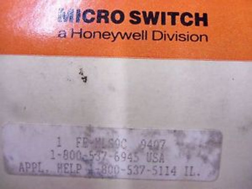 HONEYWELL MICRO SWITCH FE-MLS9C NEW IN BOX