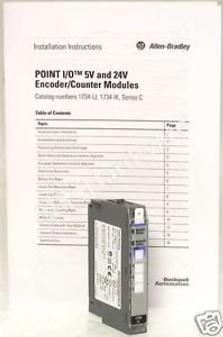 New Allen Bradley 1734-IJ /C POINT I/O 5V DC Incremental Encoder Module