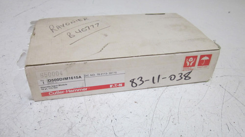 CUTLER HAMMER D500DIM1615A INPUT MODULE NEW IN A BOX