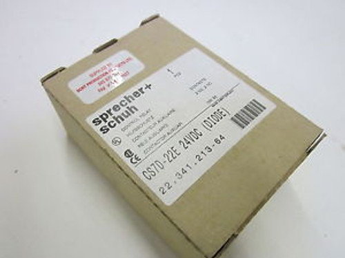 SPRECHER + SCHUH CS7D-22E-24VDC DIODE NEW IN A BOX