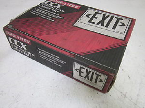 COOPER SUPER-LITES CCX70RWH EMERGENCY EXIT SIGN 120/277V NEW IN A BOX