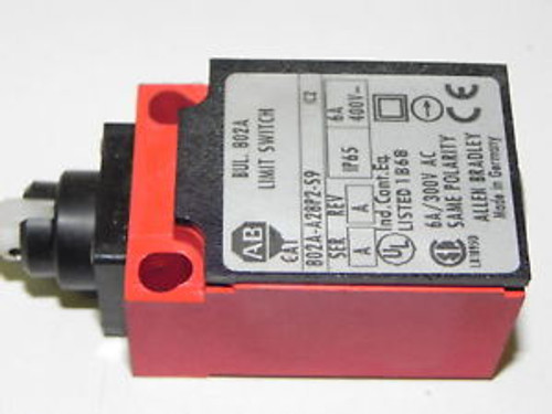 NEW ALLEN BRADLEY 802A-A26P2-S9 LIMIT SWITCH