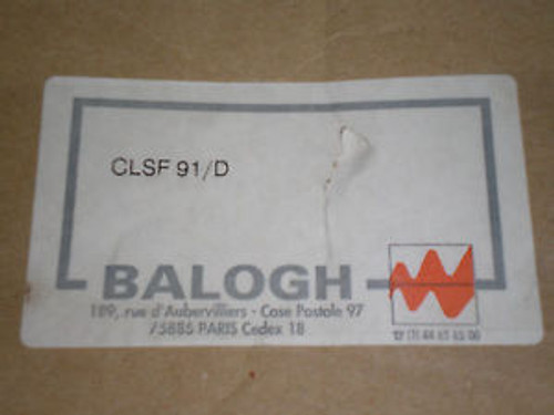 New Balogh CLSF91/D Printed Circuit Board PCB CLSF 91/D