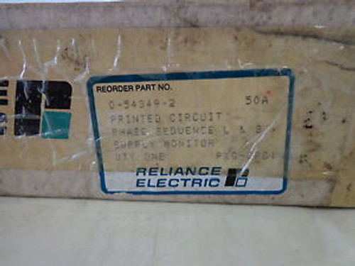 RELIANCE ELECTRIC 0-54349-2 CIRCUIT CARD     New  NOS