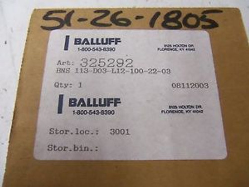 BALUFF BNS-113-D03-L12-100-22-03 NEW IN BOX