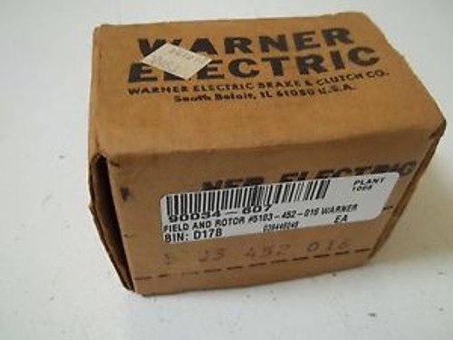 WARNER ELECTRIC 5103-542-016 FIELD + ROTOR  NEW IN A BOX