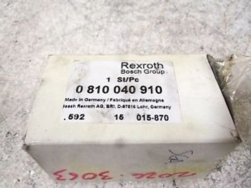 REXROTH/BOSCH 0 810 040 910 CHECK VALVE  USED