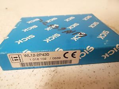 SICK WL12-2P430 PHOTOELECTRIC PROXIMITY SENSOR NEW IN BOX