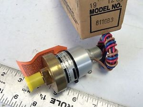 NEW CCS 611GB3 PRESSURE SWITCH, 1000-PSIG, 11A, 1/4-HP, 1/4-NPT CL
