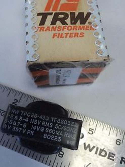 NEW OT OF 5 TRW TPC 28-430 TF5S03ZZ L TRANSFORMER FILTER 115V , CS