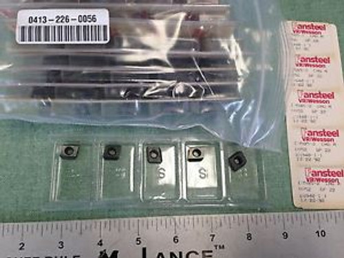 NEW LOT 45 FANSTEEL/VR/WESSON CM585-2,VR52,GP-22,CARBIDE INSERTS 5852