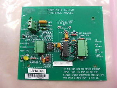 Unico 316-609.4 0045 Proximity Switch Interface Module New L3