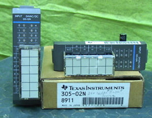 Texas Instruments 305-02N Input PLC Module 24VAC/DC 8-C