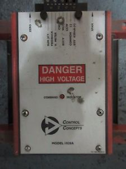 Control Concepts 1028A SCR power controller