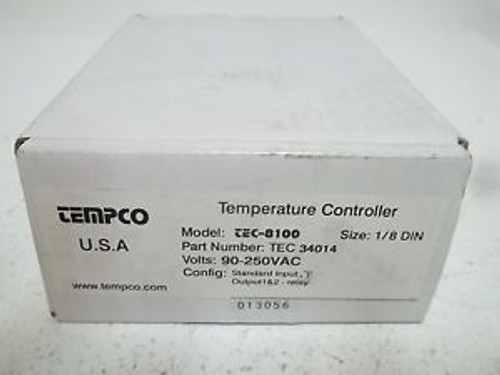 TEMPCO TEC-34014 TEMPERATURE CONTROLLER NEW IN A BOX