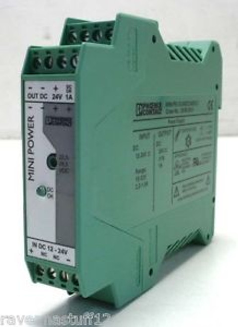 Phoenix  Mini-PS-12-24DC/24DC/1 Power Supply / 2866284 New in Box