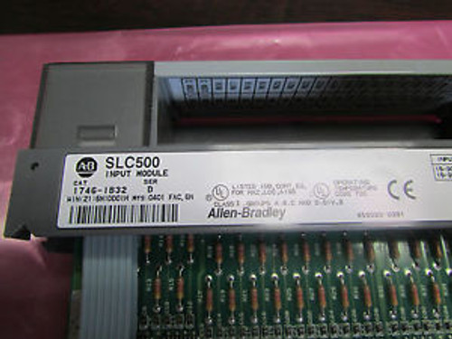 Allen Bradley 1746 IB32 SLC500 Input Module Series D PLC