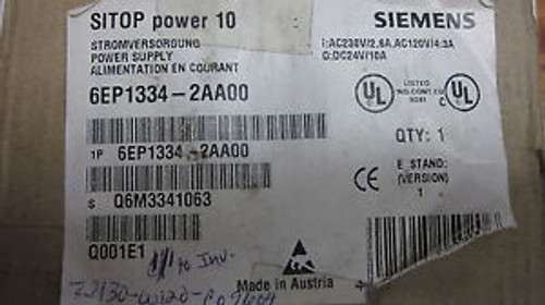 Siemens Power Supply 6EP1334-2BA00