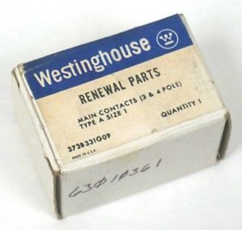 NEW WESTINGHOUSE 373B331G09  CONTACT KIT SIZE1 4POLE TYPE A