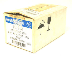NEW WESTINGHOUSE DS161R DISCONNECT SWITCH 600VAC, 250VDC, 3 POLE
