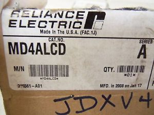 RELIANCE ELECTRIC MD4ALCD SERIES A NEW IN BOX
