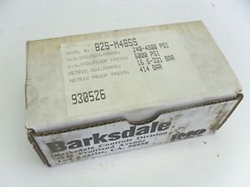 BARKSDALE B2S-M48SS DIRECTIONAL CONTROL VALVES PRESSURE SWITCH