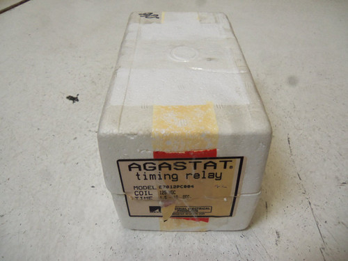 AGASTAT E7012PC004 TIMING RELAY 1.5-15 SEC NEW IN BOX