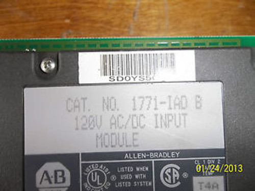 Allen Bradley 1771-IAD/B 120V AC/DC Input Module