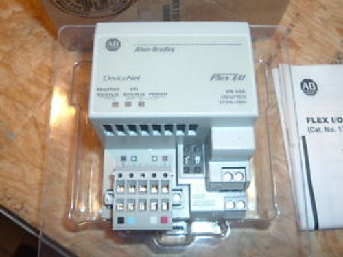 ALLEN BRADLEY 1794-ADN DeviceNet FLEX I/O Adapter Module. NEW OPEN BOX, NO DOA