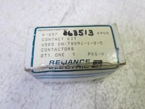 RELIANCE ELECTRIC K-257 CONTACT KIT NEW IN A BOX