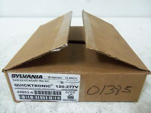 5 SYLVANIA QHE2X32T8/UNV ISN-SC QUICKTRONIC 49853-4 NEW IN BOX