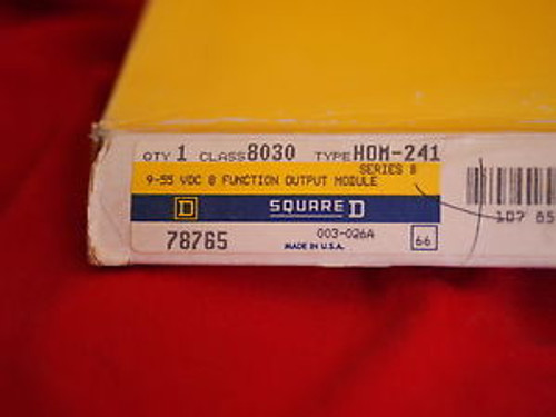 SQUARE D 8030 HOM-241 NEW SY/MAX 8 FUNCTION OUTPUT MODULE 9-55VDC