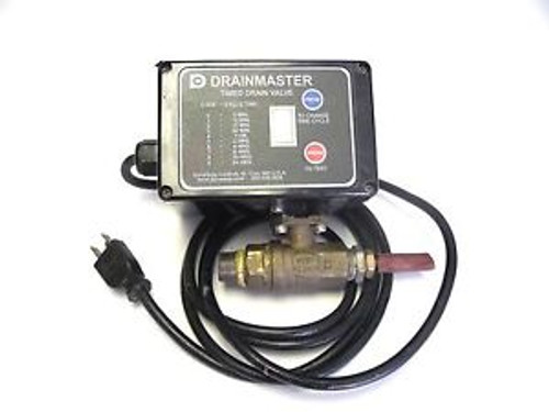 DRAINMASTER TIMED DRAIN VALVE 115V 60HZ 2.5 AMP DYNAQUIP CONTROLS USED