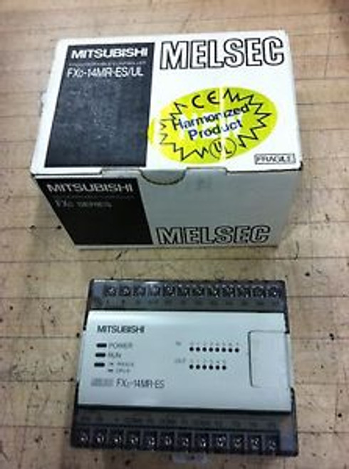 Mitsubishi Melsec Model FX0-14MR-ES/UL PLC Programmable Logic Controller