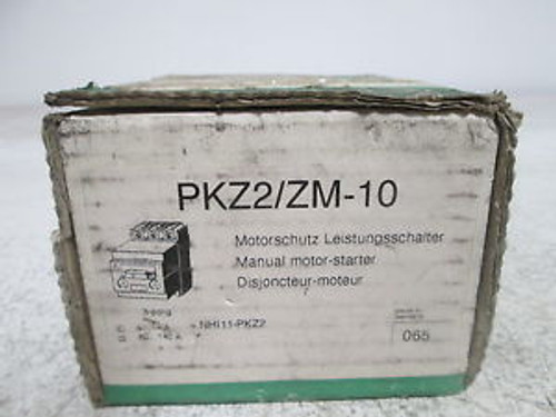 KLOCKNER MOELLER PKZ2/ZM-10 MANUAL MOTOR-STARTER NEW IN A BOX