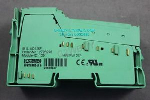 1PC IB IL AO1/SF NO:2726298 PHOENIX CONTACT analog output modul xhg12