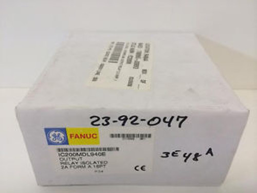 NEW SEALED GE FANUC 16PT. OUTPUT MODULE IC200MDL940E