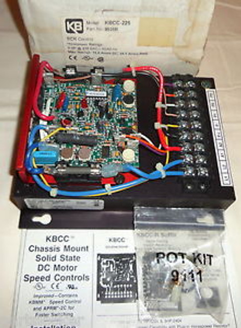 KB ELECTRONICS KBCC-225 SCR 9938B KBCC225 ELECTRIC MOTOR SPEED CONTROL NEW