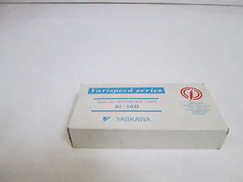 YASKAWA ANALOG REFERENCE CARD AI-14B NEW IN BOX